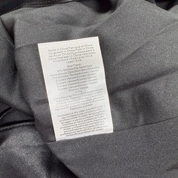 BIRGITTE HERSKIND NWT Timo Slip Dress Maxi Black Size M/8 US Satin Open Back - Picture 10 of 14